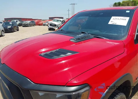 2019 Ram 1500 Rebel 4X4 5'7 Box from USA, damaged, VIN 1C6SRFLT4KN629703